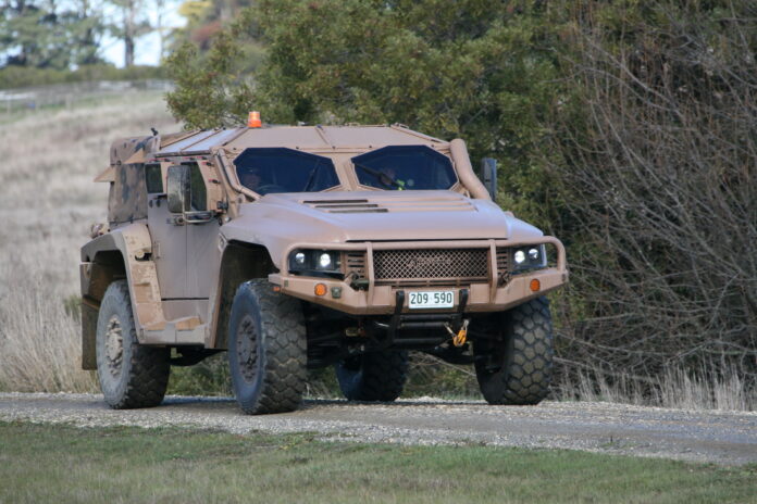 Hawkei light protected mobility vehicle