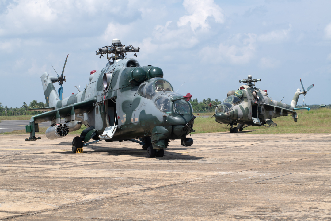 Mil Mi-35 'Hind' SAH-621 9 Squadron SLAF 07-05-24