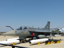 Hindustan Aeronautics (HAL) Tejas light combat aircraft