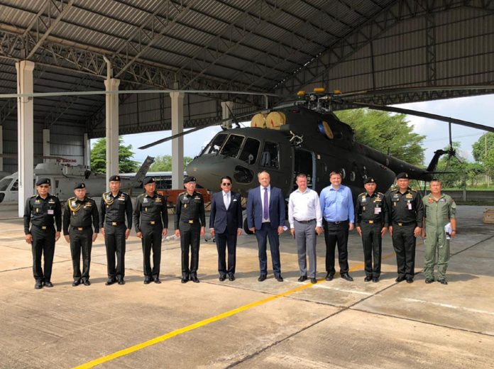 Delivery of new helicopters -- Russian Embassy Thailand