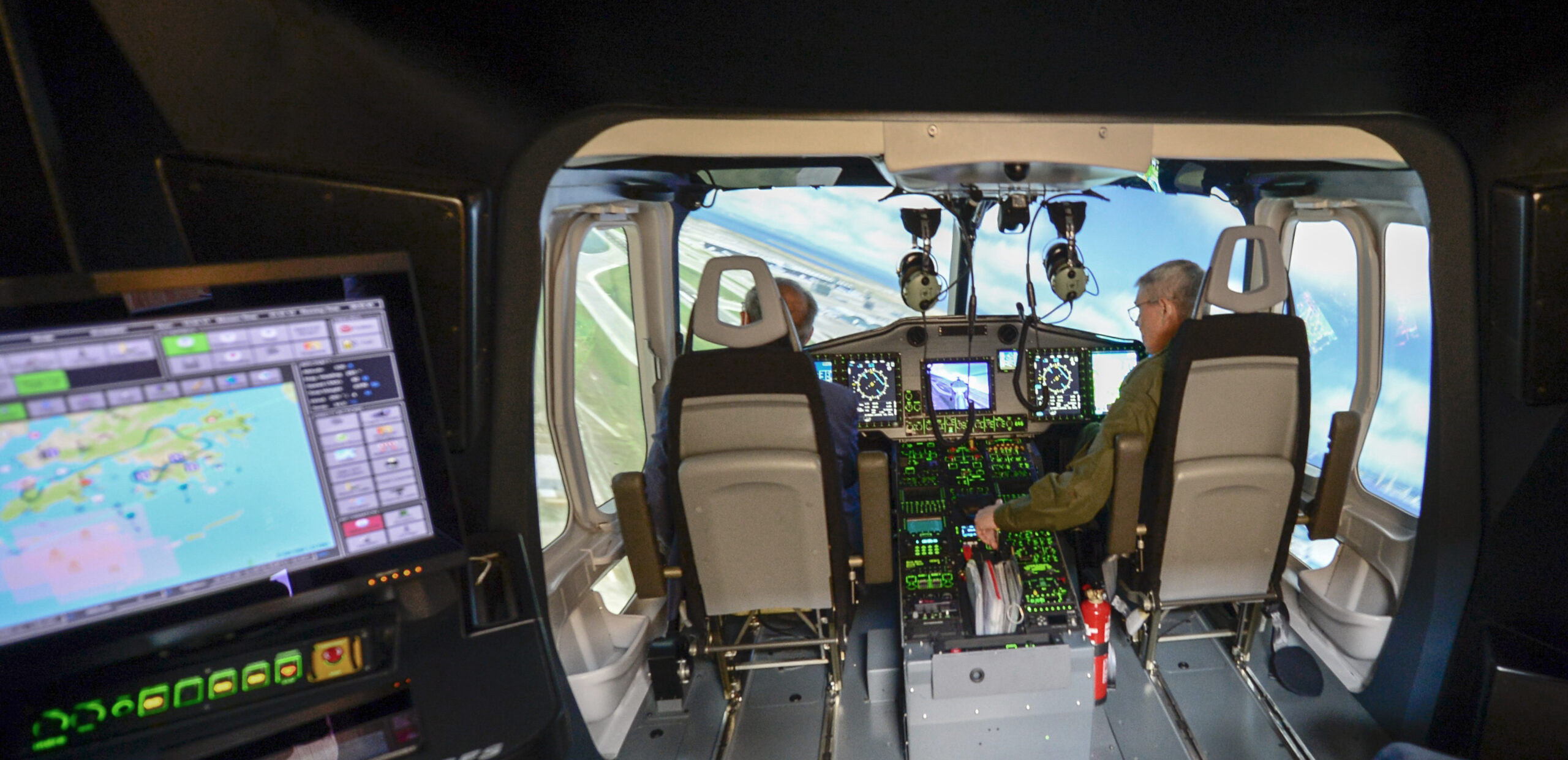 Indra Simulator H175 Inside