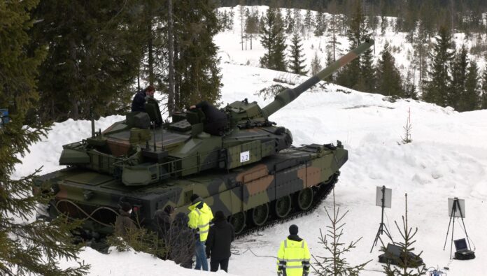 K2 MBT at Rena firing range in Norway.