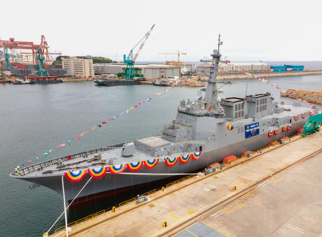 South Korea readies first KDX III Batch II Aegis destroyer for delivery ...