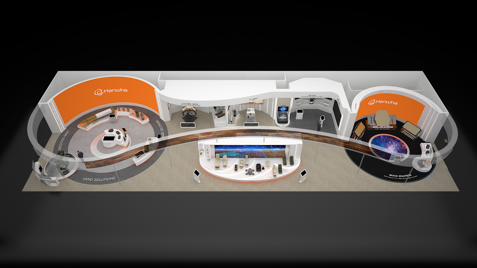 Hanwha's booth at KADEX 2024