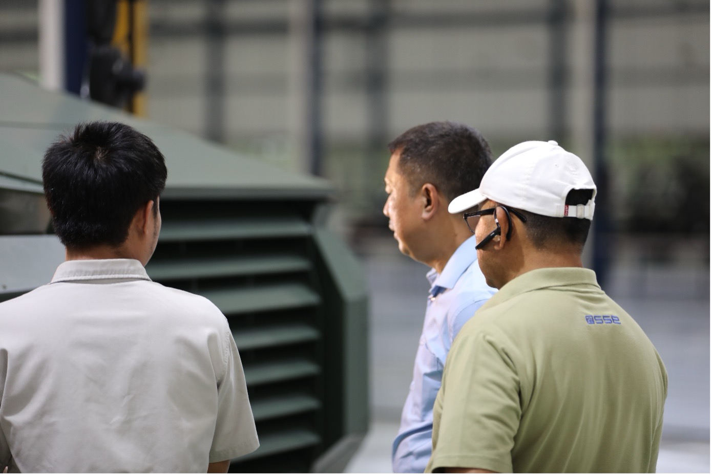 PT SSE’s Technology Director, Mr. Yusuf, inspecting P2 Tiger