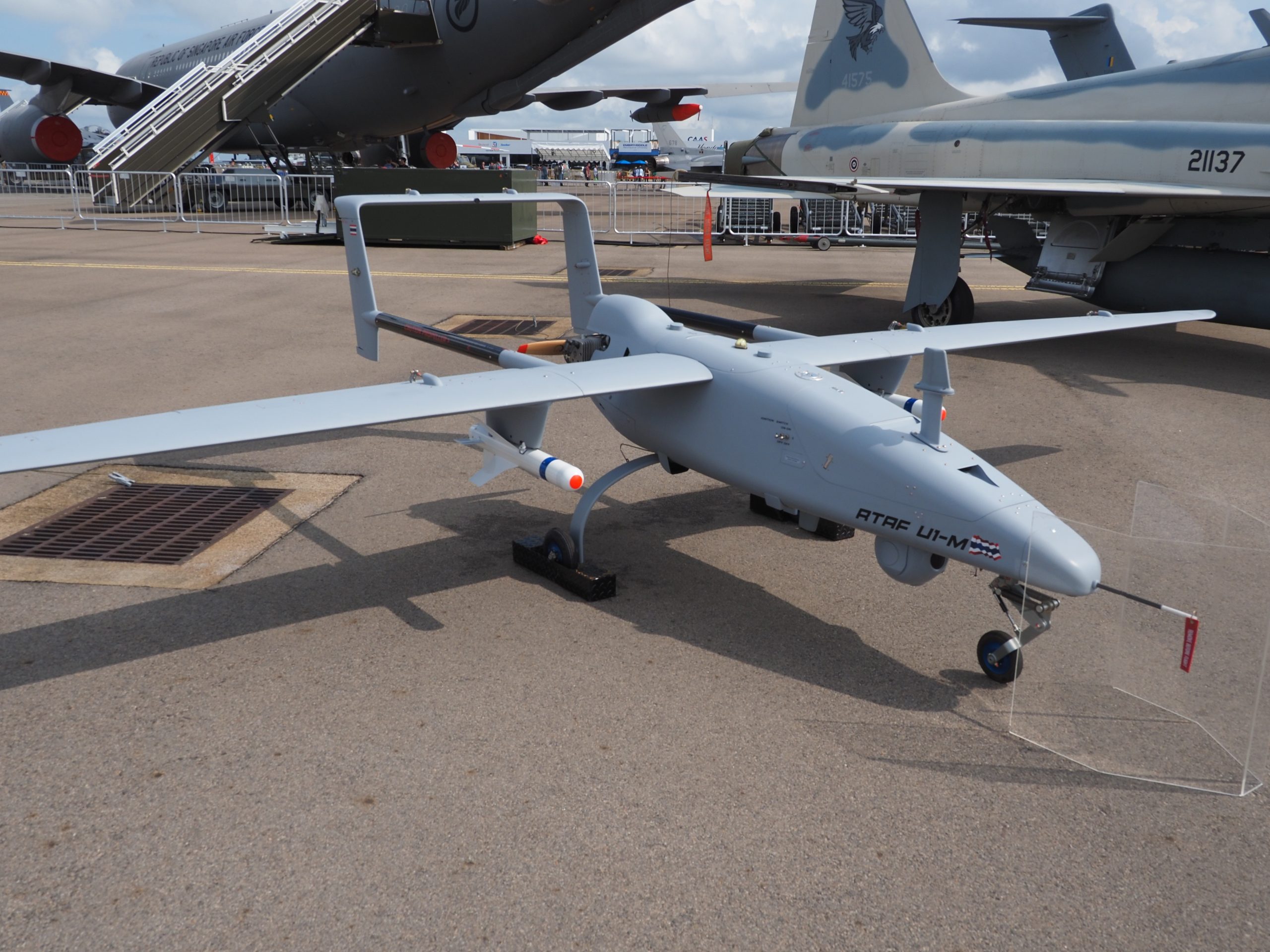 India has unveiled a mock-up of an unmanned wingman for its