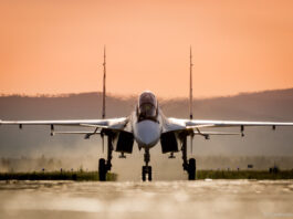 Su-30SM multi-role fighter jet