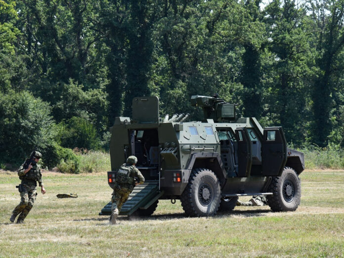 the armoured combat vehicle Milos 2